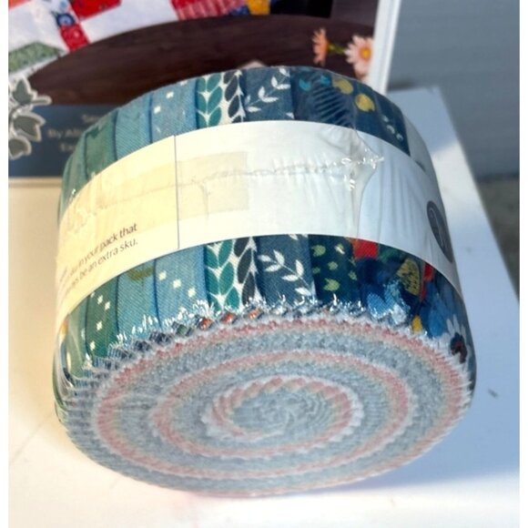 Quilt Pattern Windham Fabric Clover & Dot Strip 26pcs Spring Ivy Fat Quarter - Picture 4 of 6